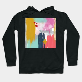 Abstract Brush Strokes Hoodie